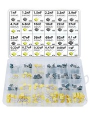 235 Pcs 24 Values Metallized Polyester MKT PET Film Capacitor Assortment Kit 1nF