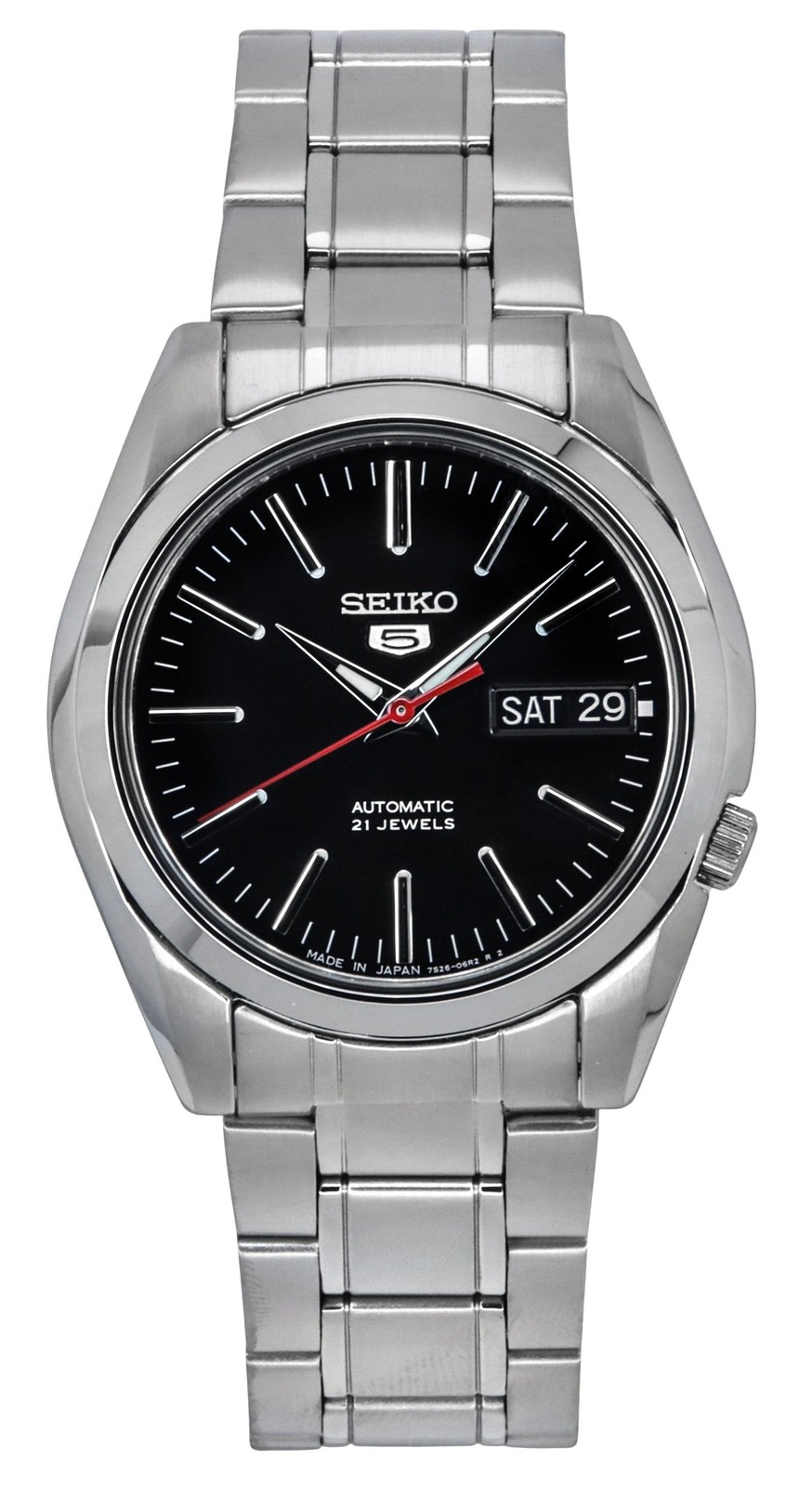 Seiko 5 Automatic Japan Made Dress Stainless Steel SNKL45J1 Men's Watch