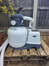 Intex  Krystal Clear  Pool Sand Filter Pump  with built in saltwater colirinator