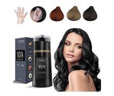 Nova Hair Dye Shampoo,Nova Hair Instant Dye Shampoo,Nova Hair Dye Shampoo.BLACK