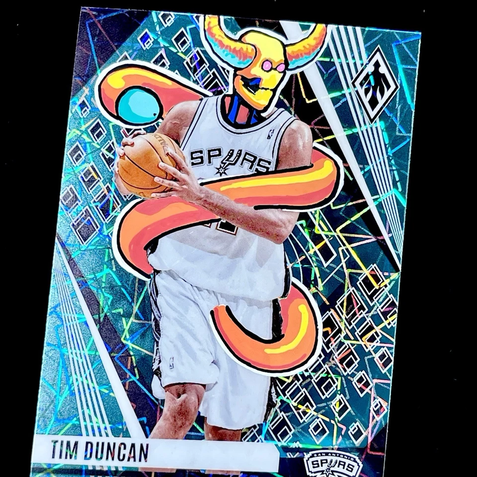 1/1 TIM DUNCAN 🔥 TEAL LAZER PRIZM SSP 🔥 NEW PENINI: ONE OF ONE ART - Image 3 of 4
