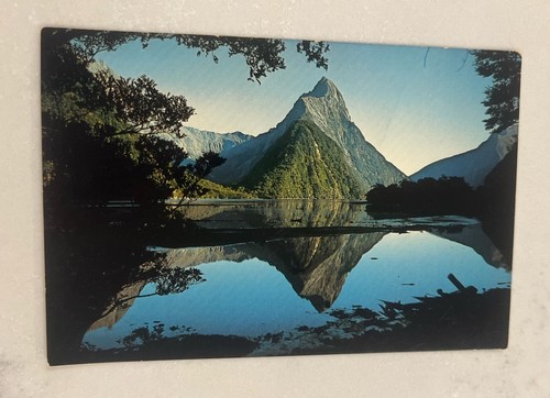 Mitre Peak, Milford Sound, NZ Postcard