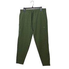 Mack Weldon Ace Sweatpants Mens Large Green Joggers French Terry Lounge Pants