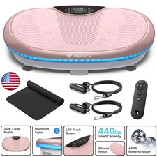 MERACH Vibration Plate Exercise Machine 4D Whole Body Workout Vibrating Platform