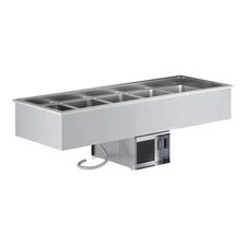 Five Pan Drop-In Refrigerated Cold Food Well - 120V