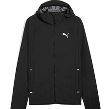 PUMA Run Ultraweave Raincell Full Zip Jacket Mens Black Size Small NEW