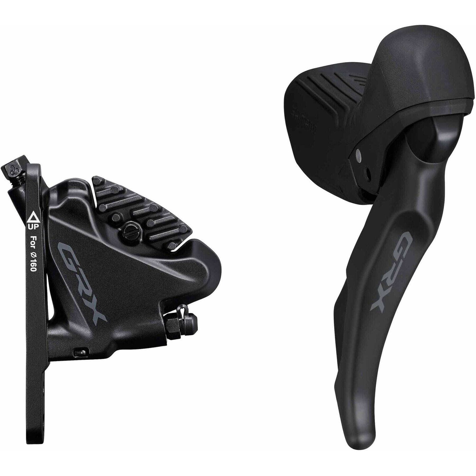 Shimano GRX ST-RX610 GRX 12-speed STI bled with BR-RX410 flat mount calliper, ri