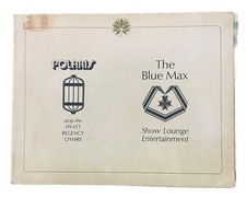 Vintage Polaris at Hyatt Regency O'Hare Airport Hotel Restaurant Menu Chicago IL