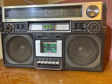 Jvc rc-838 biphonic widerange boombox stereo radio cassette player working READ