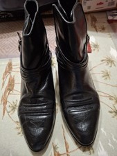 VTG Joan And David Boots Size 8.5 In Black