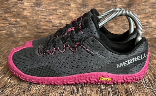 Merrell Vapor Glove 6 Athletic Running Shoes Grey Pink Minimalist Women’s Sz 7.5 - Picture 6 of 15