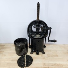 Antique Enterprise MFG Sausage Stuffer Lard Fruit Press Cast Iron USA 1876/1883