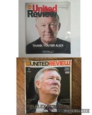 Sir Alex Ferguson 1000 Games & Last Home Game Man United Programme Bundle - Good