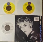 45rpm lot of 16 Madonna singles, graded, see pics and detail in listing
