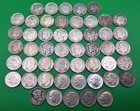 lot of 50 Roosevelt and Mercury dimes silver 90%