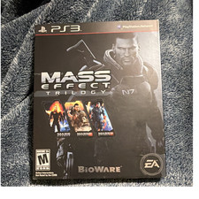 Mass Effect Trilogy (PS3) 3 Discs Manual Included M Mature RPG Electronic Arts
