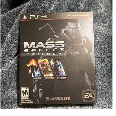 Mass Effect Trilogy (PS3) 3 Discs Manual Included M Mature RPG Electronic Arts