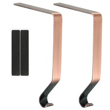 Christmas Stocking Holders, 2pcs Stocking Holder Stand Right Angle, Bronze