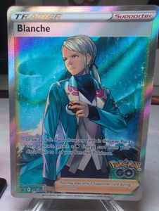 blanche pokemon card price - SWSH227 - Full Art - Pokemon Go Team Mystic Leader - Black Star Promo cementing its place as a must Blanche SWSH227 Sword & Shield