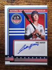 Jake Haruki 2023 Panini USA Baseball Stars & Stripes #NTDP-JH (AU)