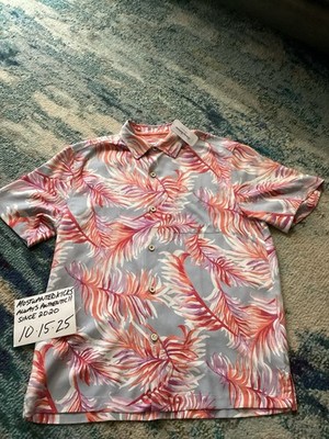 NWT Tommy Bahama Alta Vista Fronds Button Down SS Shirt Men s Sz M FREE SHIPPING