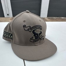 New Era Houston Texans National Football League 9FIFTY Snapback Cap Beige Black