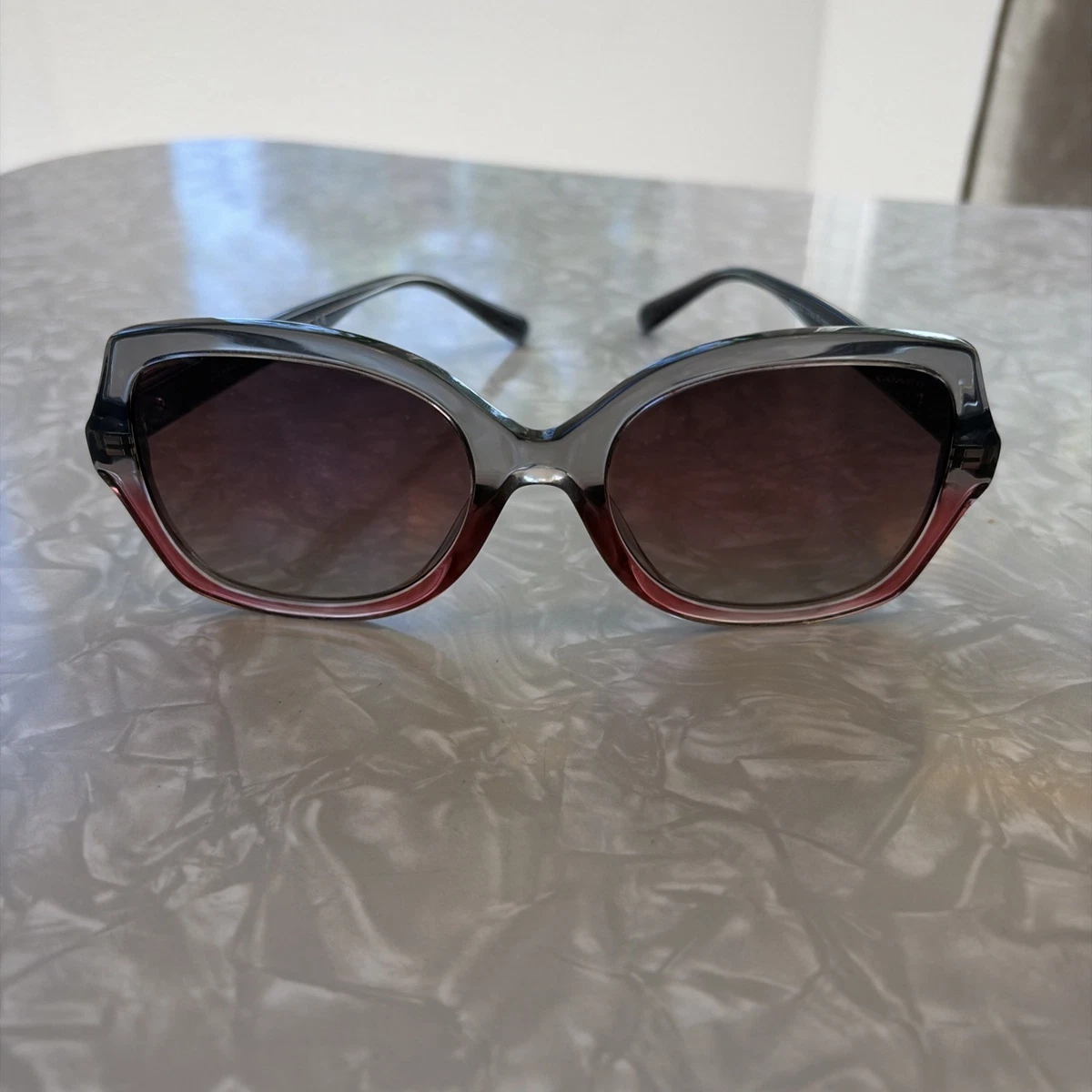 Coach: Gray Horse & Carriage (L1147) Burgundy Gradient Sunglasses with case Coach Burgundy Sunglasses - Gem main image 2