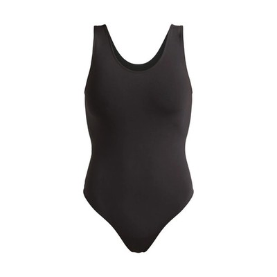 NEW Joyspun Seamless Bodysuit XXXL Black Thong Second Skin Fit