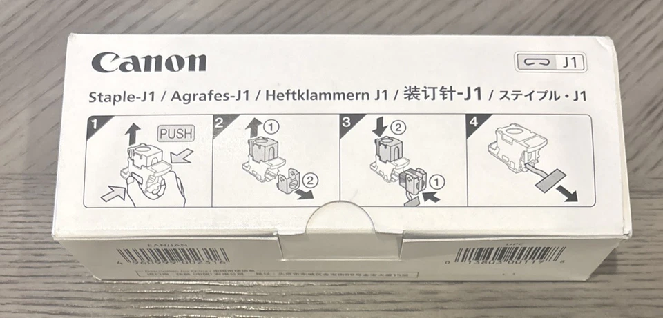 CANON - Staple-J1 6707A001  - 3 Cartridge Box - Brand New - Image 3 of 3