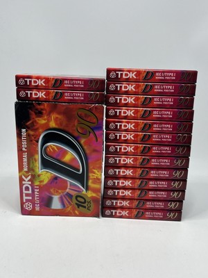 25 x TDK Normal Position D 90 - Audio Kassetten IEC I/Type I - Neu & OVP