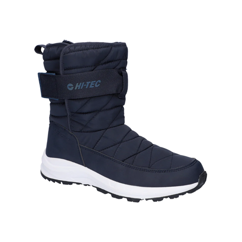 Stivali sportivi Hi-Tec Stella blu navy impermeabili piatti metà polpaccio caldi taglia 5 38 - Foto 5 di 6