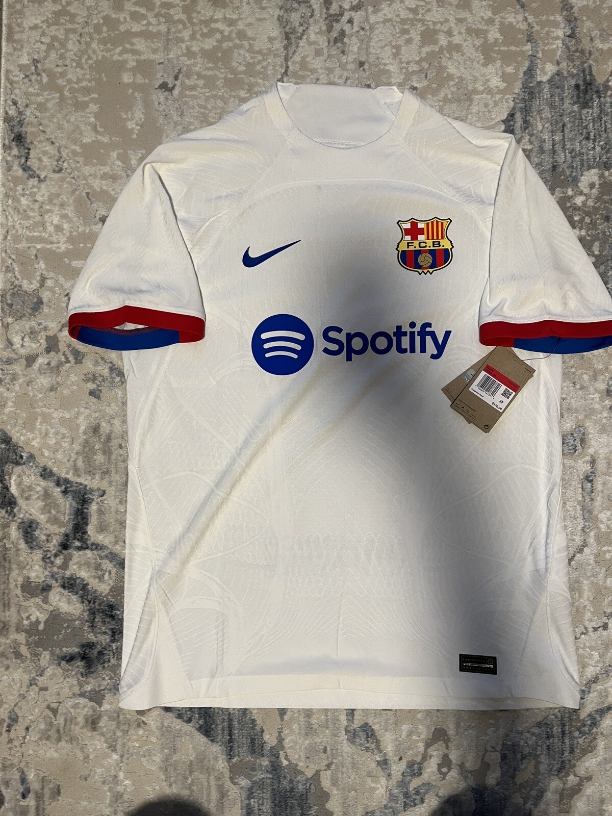 barcelona away authentic jersey
