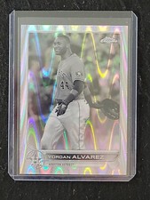 Yordan Alvarez 2022 Topps Chrome Black & White RayWave Refractor SP 🔥 Astros 