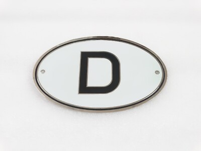 BADGE DECAL LOGO FOR VINTAGE WEGU D PLATE DEUTCHLAND CARS #V348-8