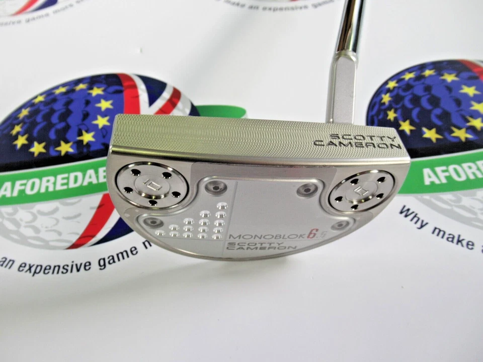 titleist scotty cameron limited edition monoblock 6.5 35" putter & head cover - Image 2 of 4