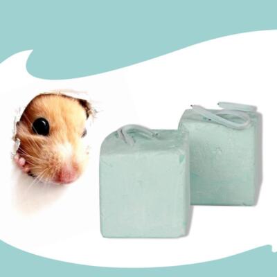#.Hamster Rabbit Rat Guinea-pig Calcium Mineral Chew Cube Grinding Teeth Toy  US