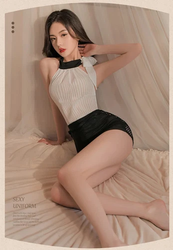 Lingerie Sexy Teacher Office Lady Uniform Club Secretary Cosplay Costumes Dress - Picture 14 of 24