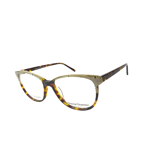 Nuevas gafas CHANTAL THOMASS Lunettes CT14160 Havana marco óptico 53-15-140 - Imagen 3 de 6