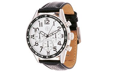 NEW Fortune NYC 3 Point Collection Series Men s Tachymeter Black/White Watch