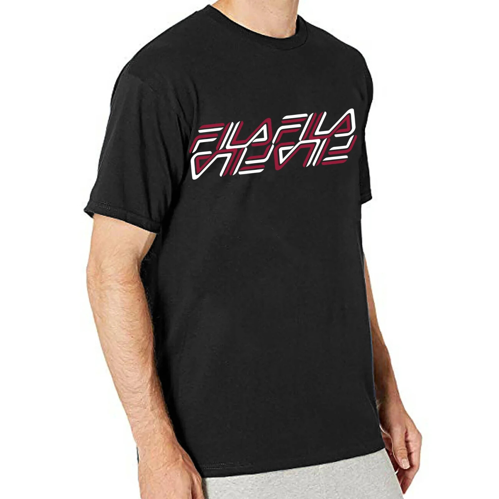FILA T SHIRT UOMO NERA S S TG: 3XL 3X XXXL NUOVA CON ETICHETTE
