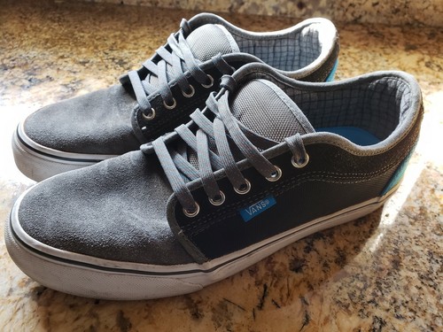 gray blue vans