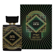 Happy Oud Zimaya by Afnan 3.4 Extrait De Parfum Cologne Perfume Unisex New