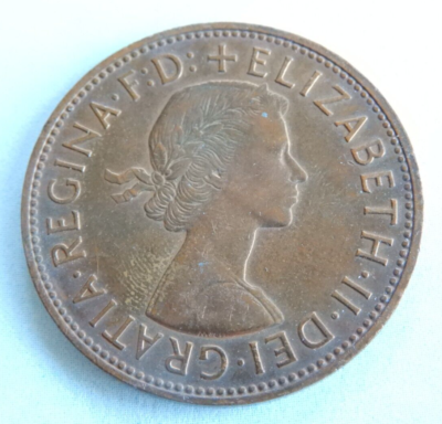 1967 One Penny Elizabeth II Great Britain Coin | eBay