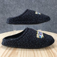 GroundUp Slippers Womens 11/12 Rugrats Mule Black Slip On Comfrot Closed Toe Low