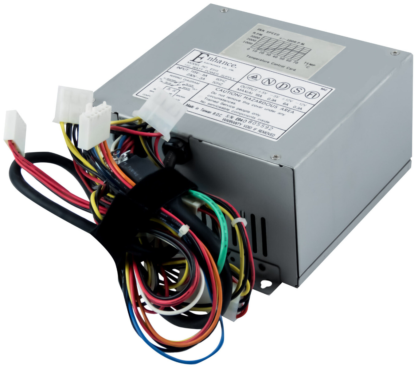 Alimentation PC ATX Enhance 90W SFX-1209F - Occasion - Format SFX Avec Connecteurs
