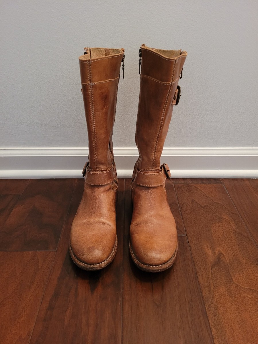 Bed Stu Gogo Lug Sole Mid-Calf Boots Buckle in Organic  display picture 1