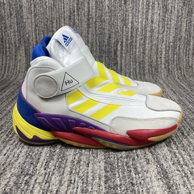 Adidas Basketball Shoes Mens 12 Beige Pharrell Williams Crazy BYW Mid Sneakers