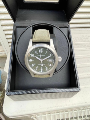 Hamilton Khaki Field H694190 Hand Winding Men's Watch From JP | eBay
