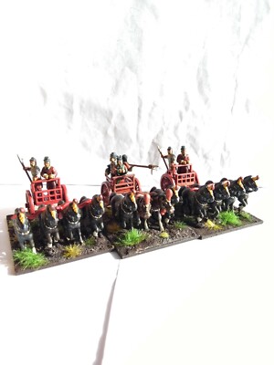 3 28mm Ancient Chin Han Chinese chariots : Newline