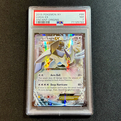 2015 Pokmon - XY Ancient Origins #68 Lugia EX Graded PSA 7 NM | eBay
